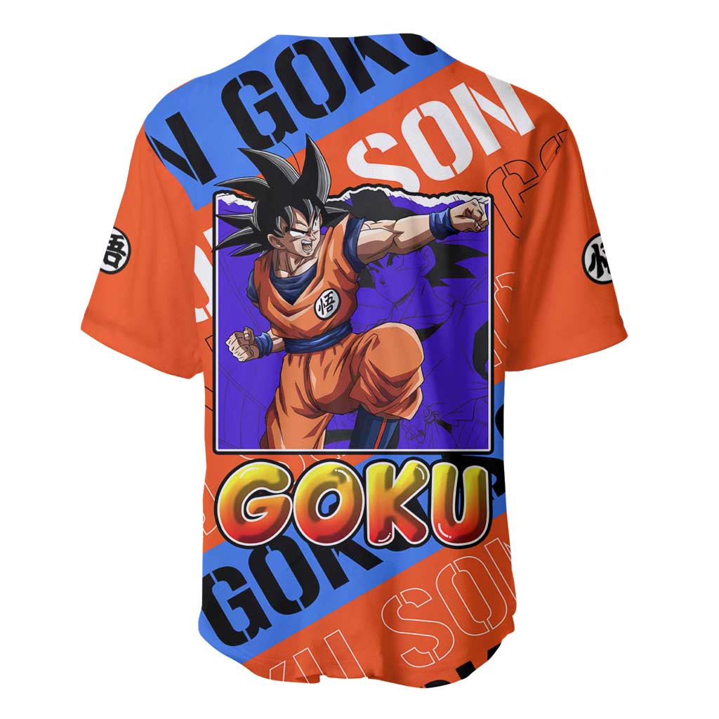 Kakarot Son Goku - Dragon Ball Z Baseball Jersey Anime Style