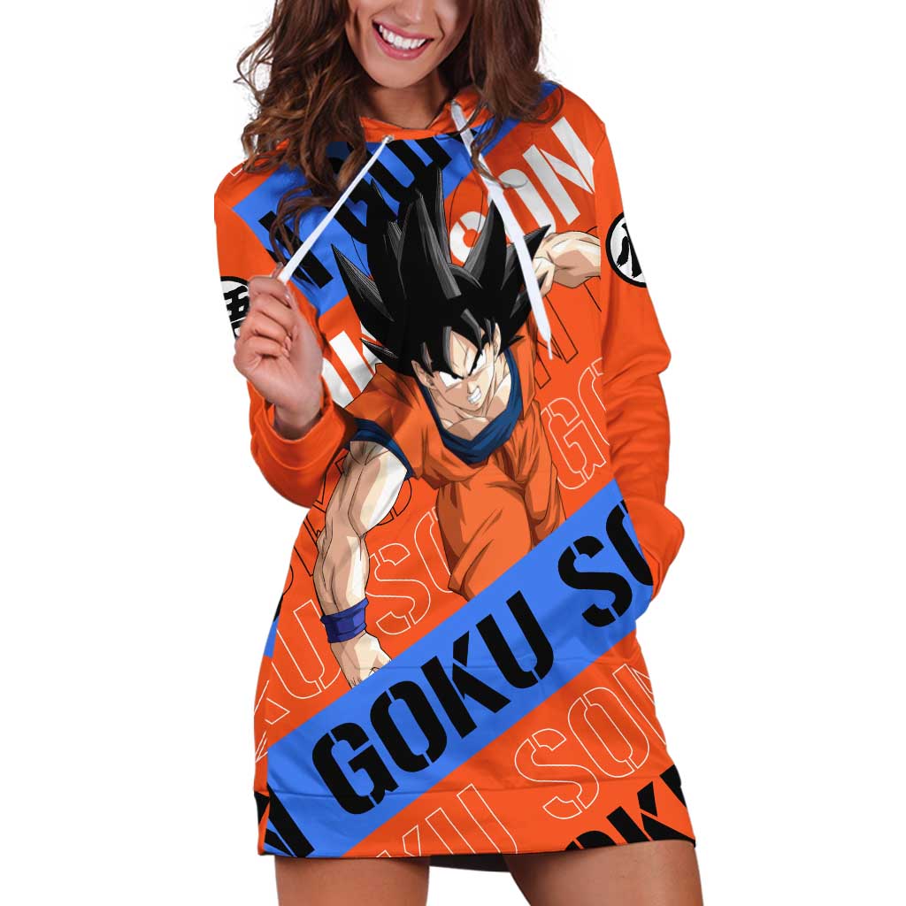 Kakarot Son Goku - Dragon Ball Z Hoodie Dress Anime Style