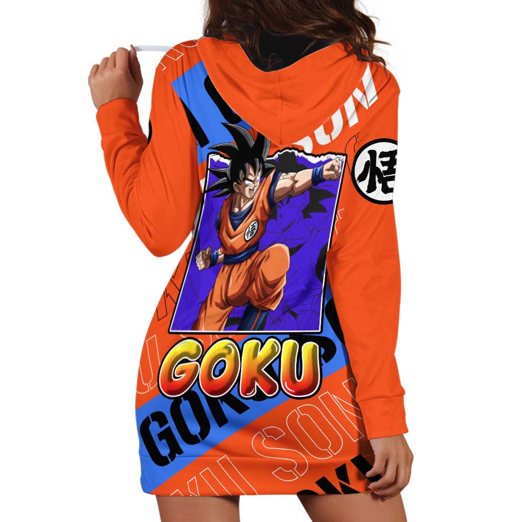 Kakarot Son Goku - Dragon Ball Z Hoodie Dress Anime Style