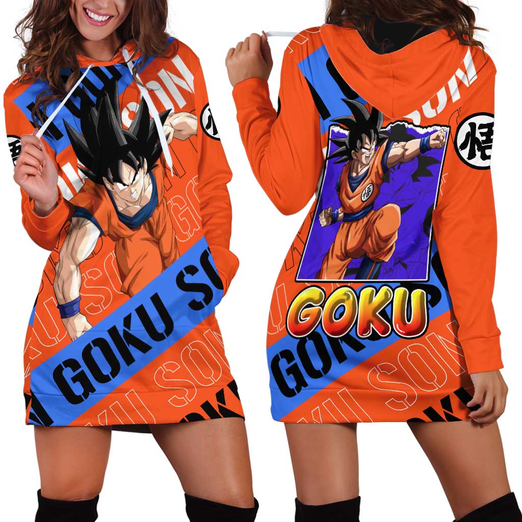 Kakarot Son Goku - Dragon Ball Z Hoodie Dress Anime Style