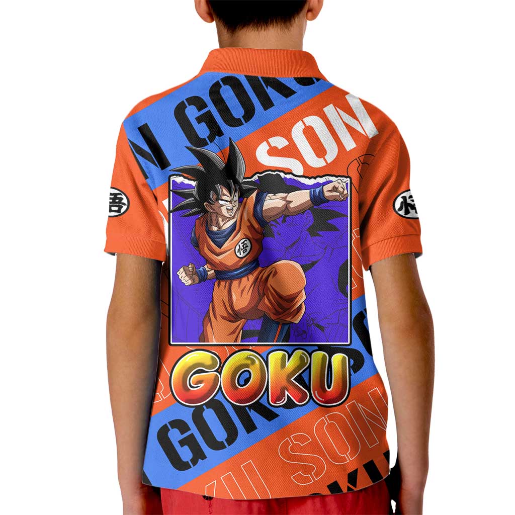 Kakarot Son Goku - Dragon Ball Z Kid Polo Shirt Anime Style
