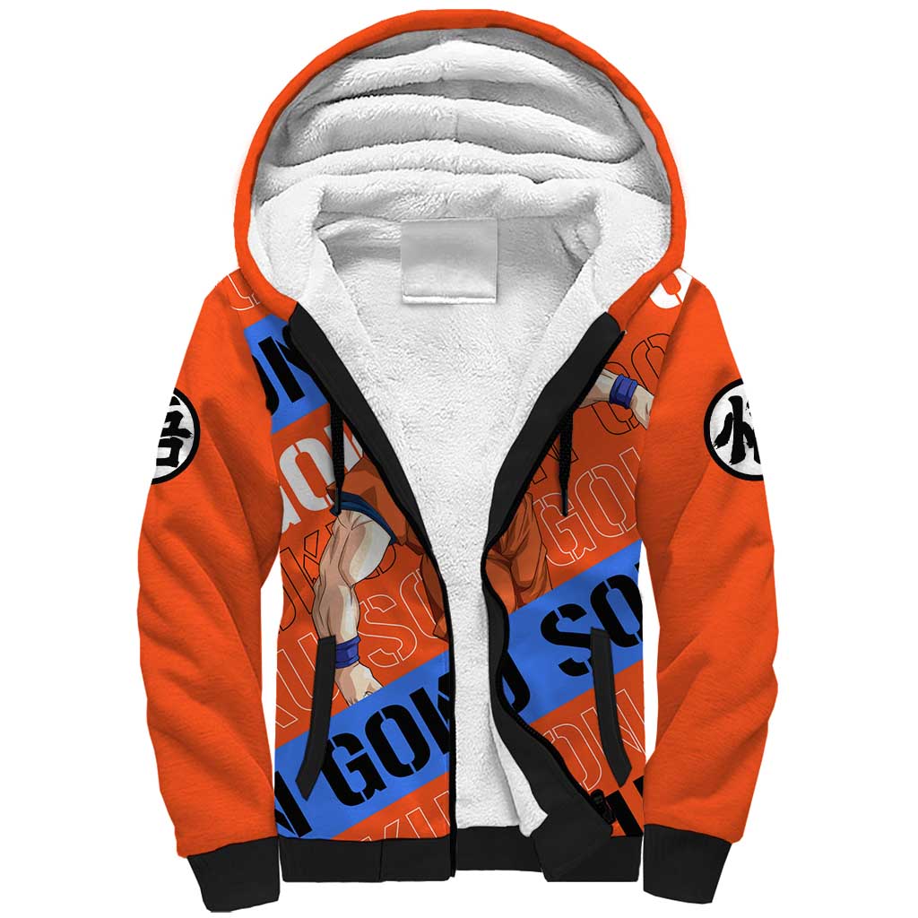Kakarot Son Goku - Dragon Ball Z Sherpa Hoodie Anime Style