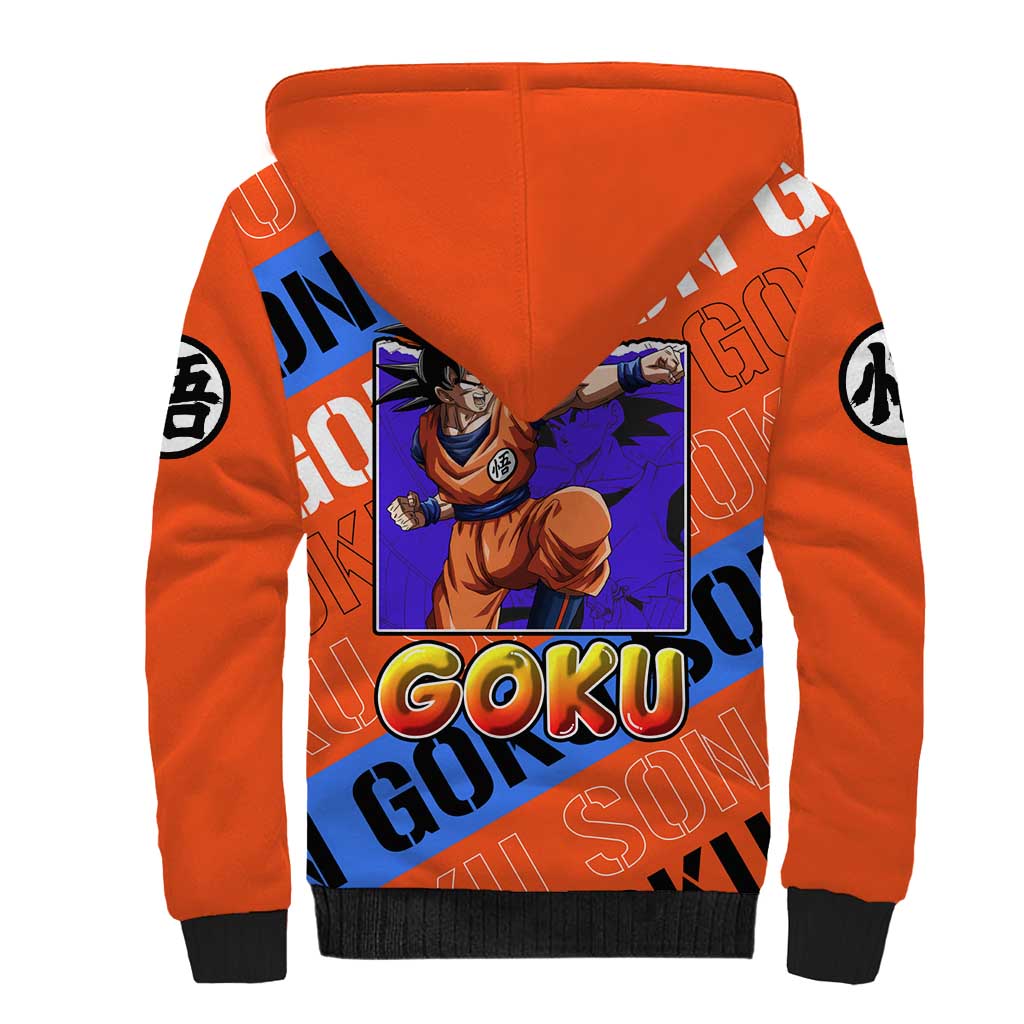 Kakarot Son Goku - Dragon Ball Z Sherpa Hoodie Anime Style