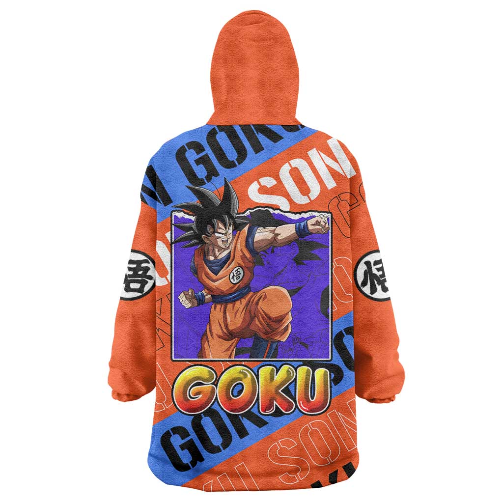Kakarot Son Goku - Dragon Ball Z Wearable Blanket Hoodie Anime Style