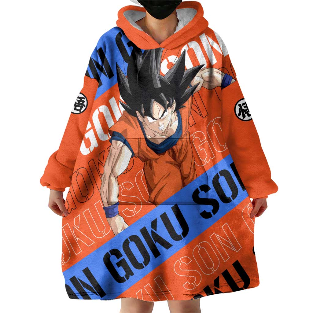 Kakarot Son Goku - Dragon Ball Z Wearable Blanket Hoodie Anime Style