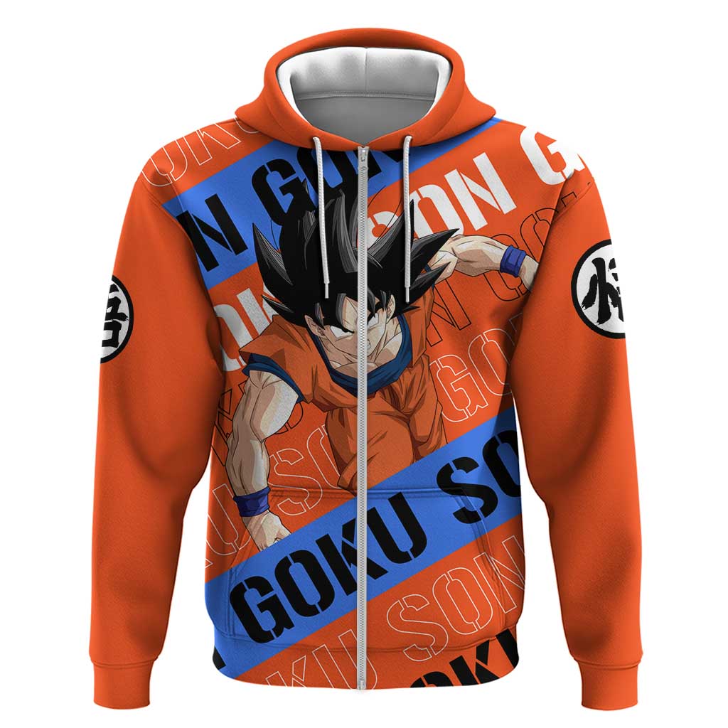 Kakarot Son Goku - Dragon Ball Z Zip Hoodie Anime Style