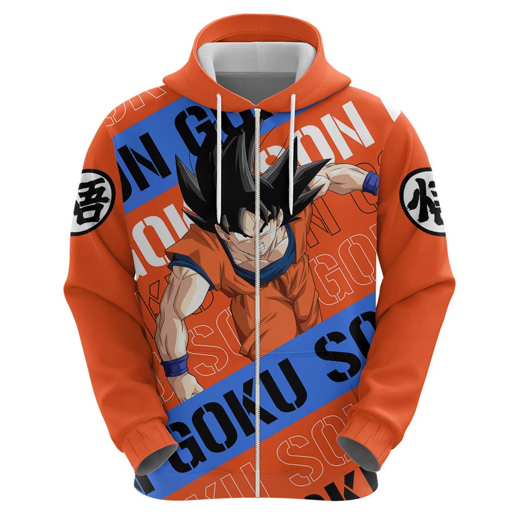 Kakarot Son Goku - Dragon Ball Z Zip Hoodie Anime Style