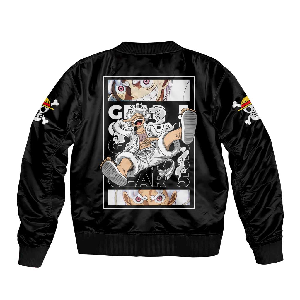 Nika Gear 5th Luffy - One Piece Bomber Jacket Anime Style