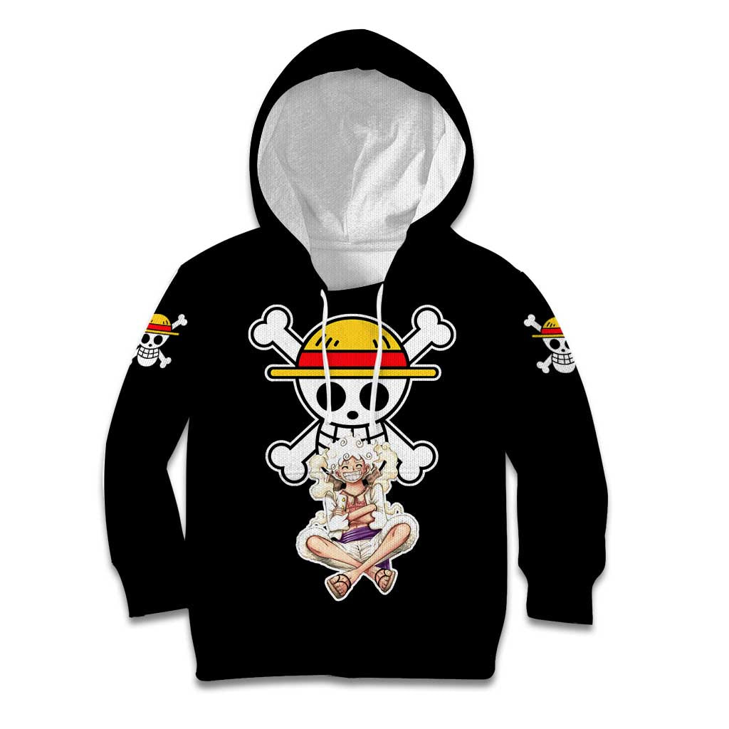 Nika Gear 5th Luffy - One Piece Kid Hoodie Anime Style