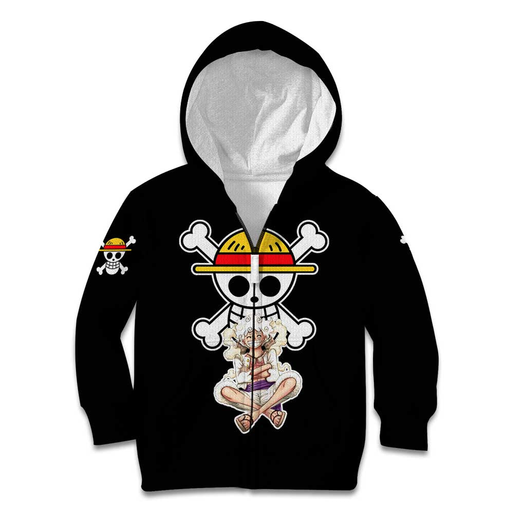 Nika Gear 5th Luffy - One Piece Kid Hoodie Anime Style