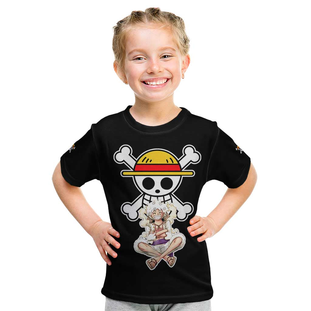 Nika Gear 5th Luffy - One Piece Kid T Shirt Anime Style