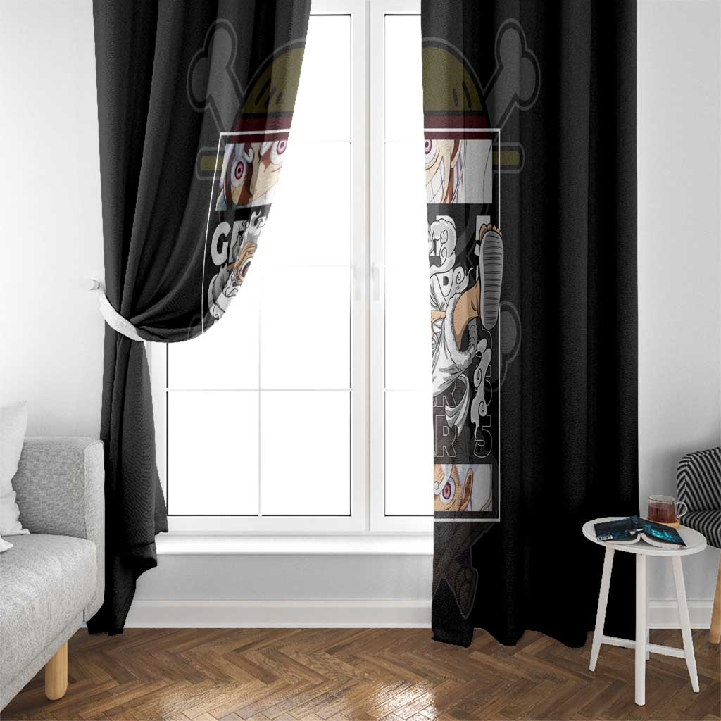 Nika Gear 5th Luffy - One Piece Window Curtain Anime Style