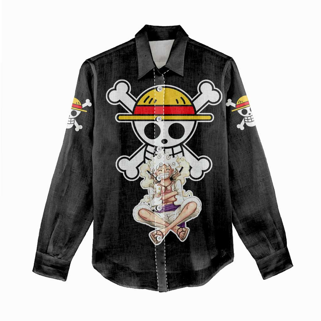 Nika Gear 5th Luffy - One Piece Women Casual Shirt Anime Style