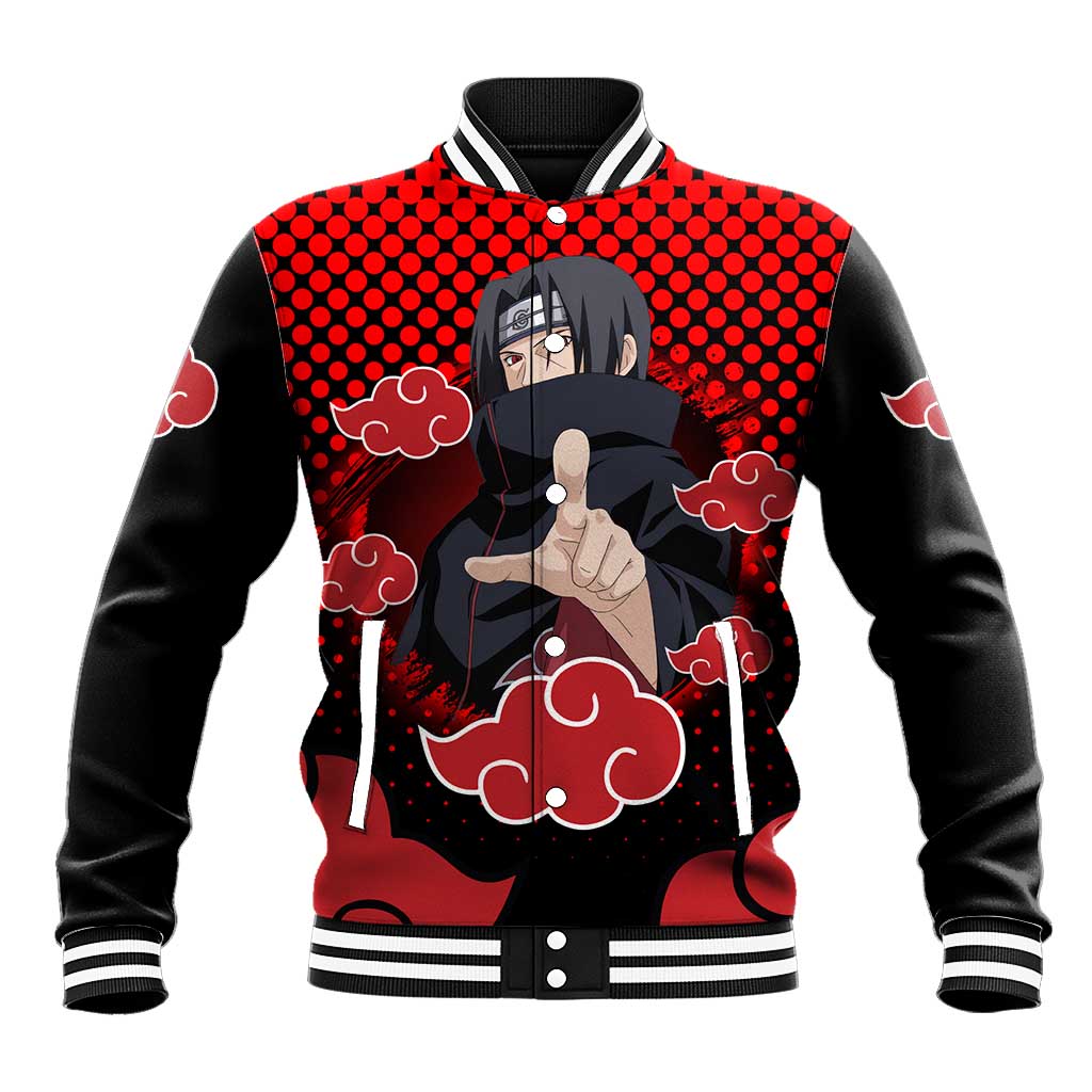 Akatsuki Itachi - Natuto Baseball Jacket Anime Style