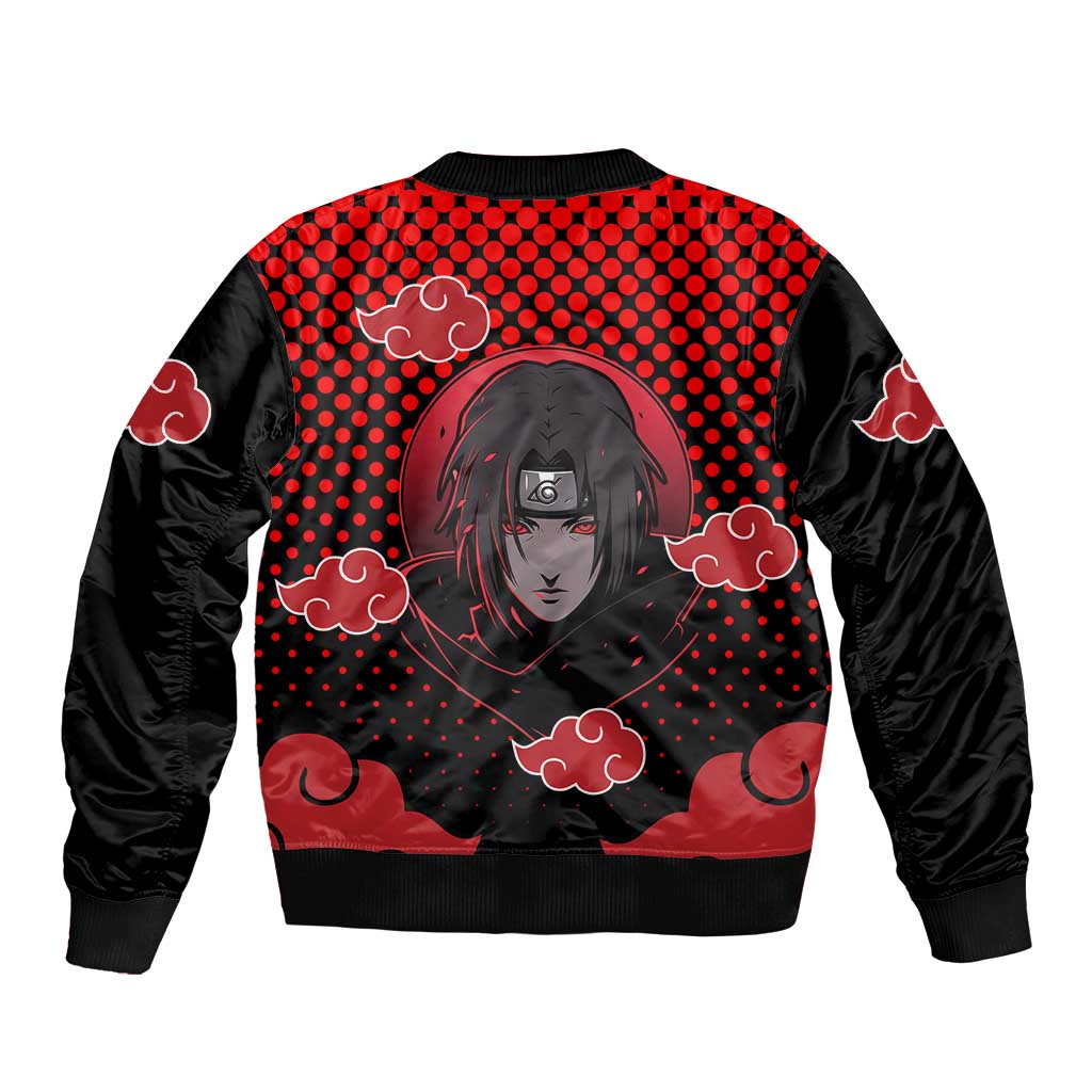 Akatsuki Itachi - Natuto Bomber Jacket Anime Style