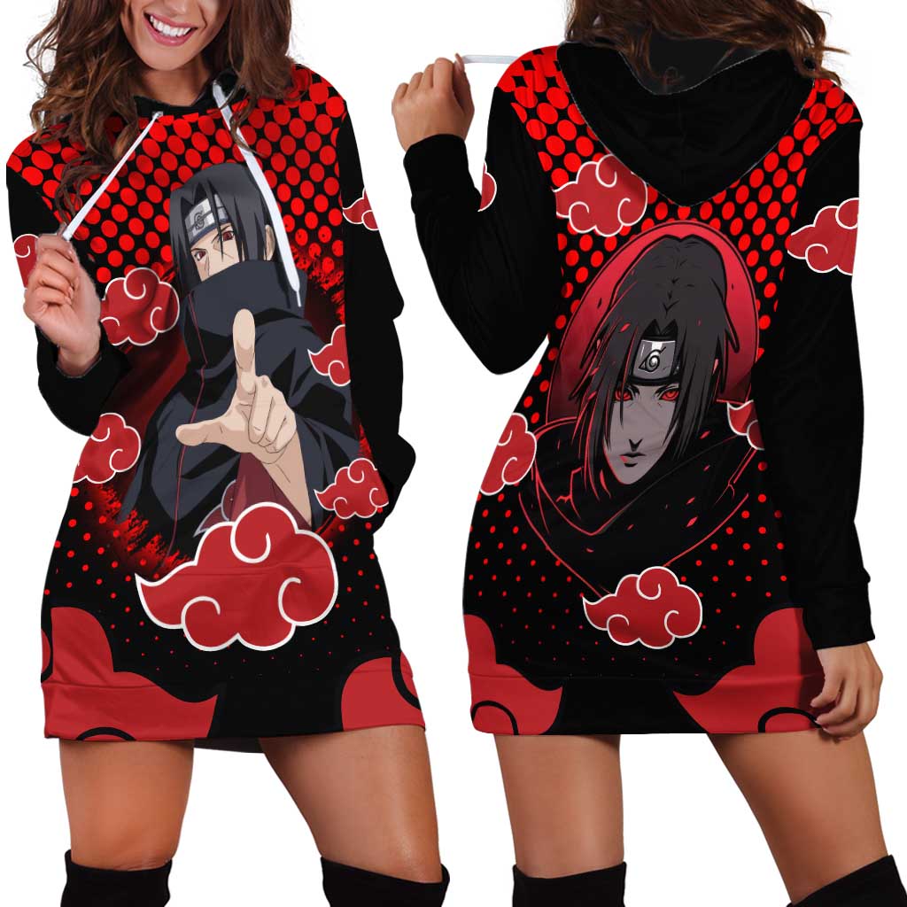 Akatsuki Itachi - Natuto Hoodie Dress Anime Style