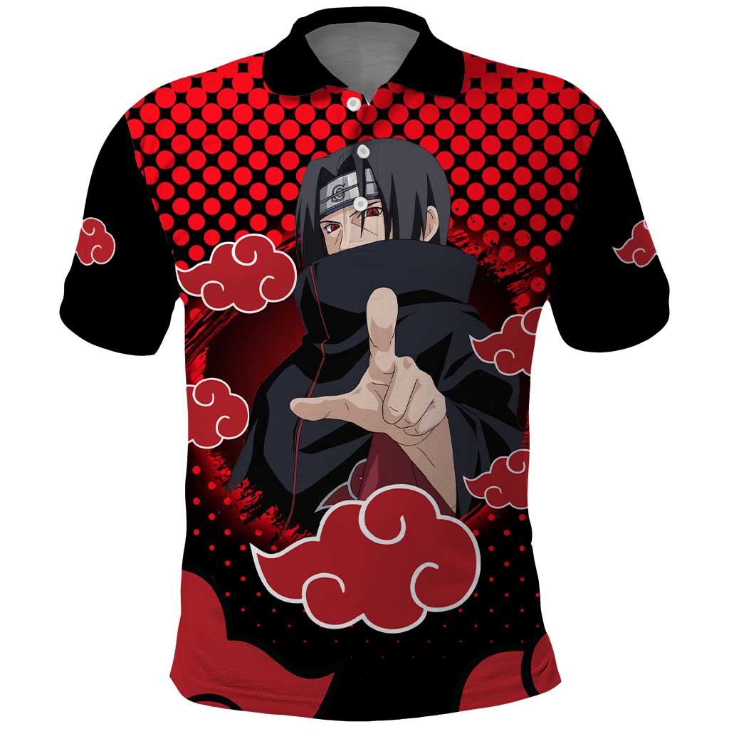 Akatsuki Itachi - Natuto Polo Shirt Anime Style
