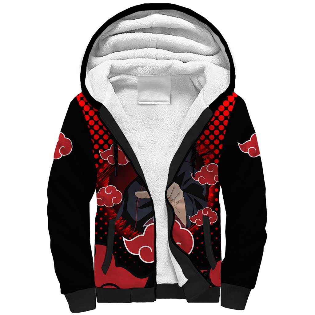 Akatsuki Itachi - Natuto Sherpa Hoodie Anime Style