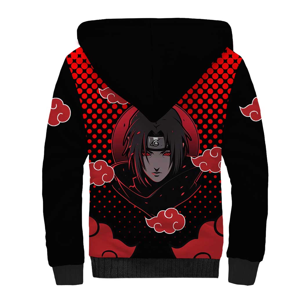 Akatsuki Itachi - Natuto Sherpa Hoodie Anime Style