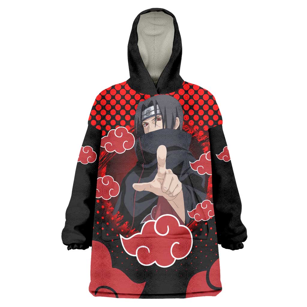 Akatsuki Itachi - Natuto Wearable Blanket Hoodie Anime Style