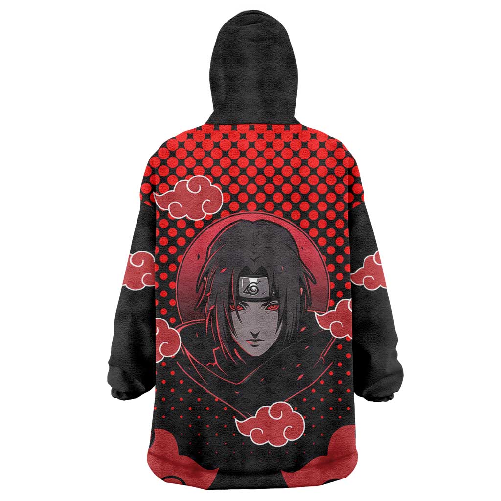 Akatsuki Itachi - Natuto Wearable Blanket Hoodie Anime Style