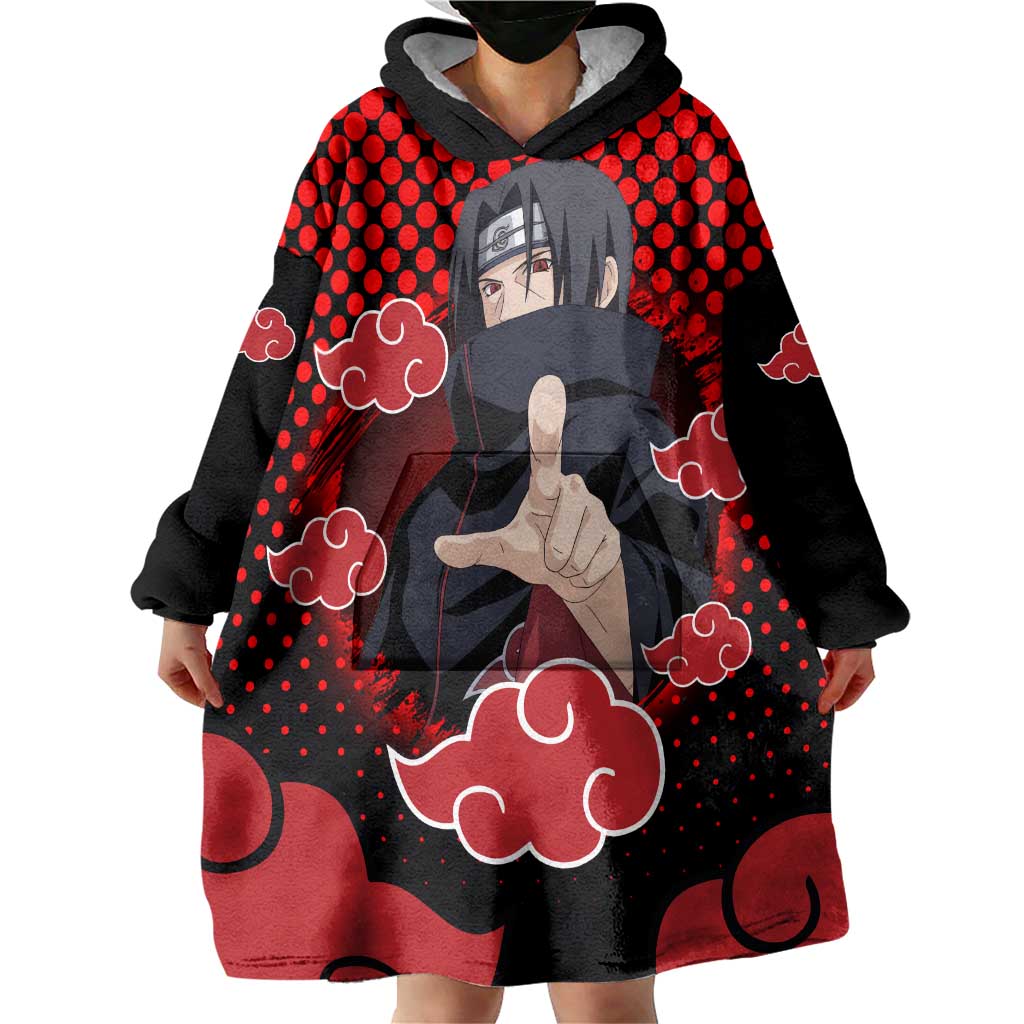 Akatsuki Itachi - Natuto Wearable Blanket Hoodie Anime Style