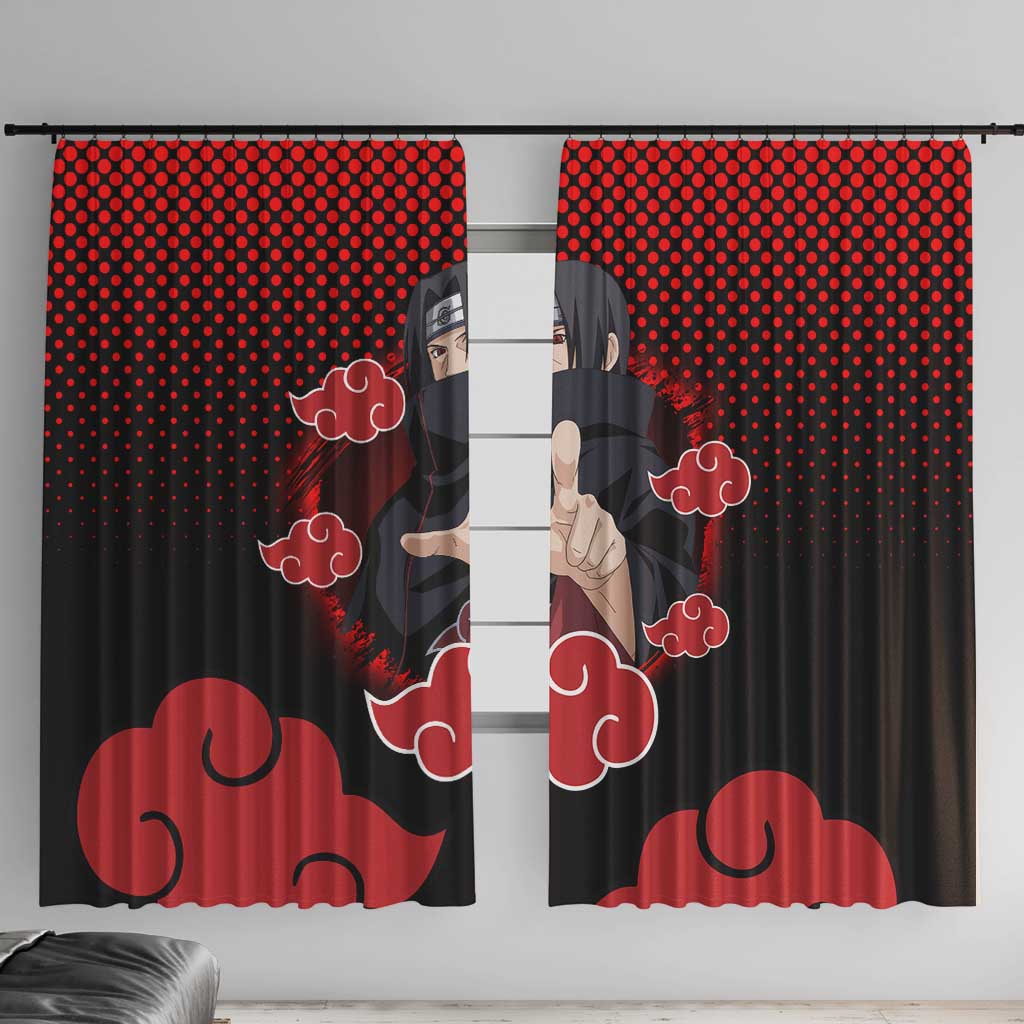 Akatsuki Itachi - Natuto Window Curtain Anime Style