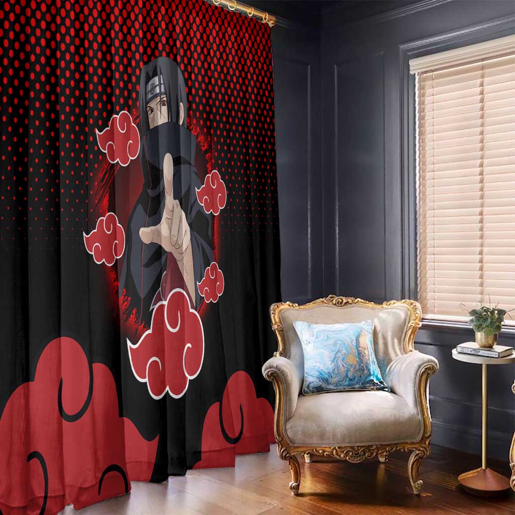 Akatsuki Itachi - Natuto Window Curtain Anime Style