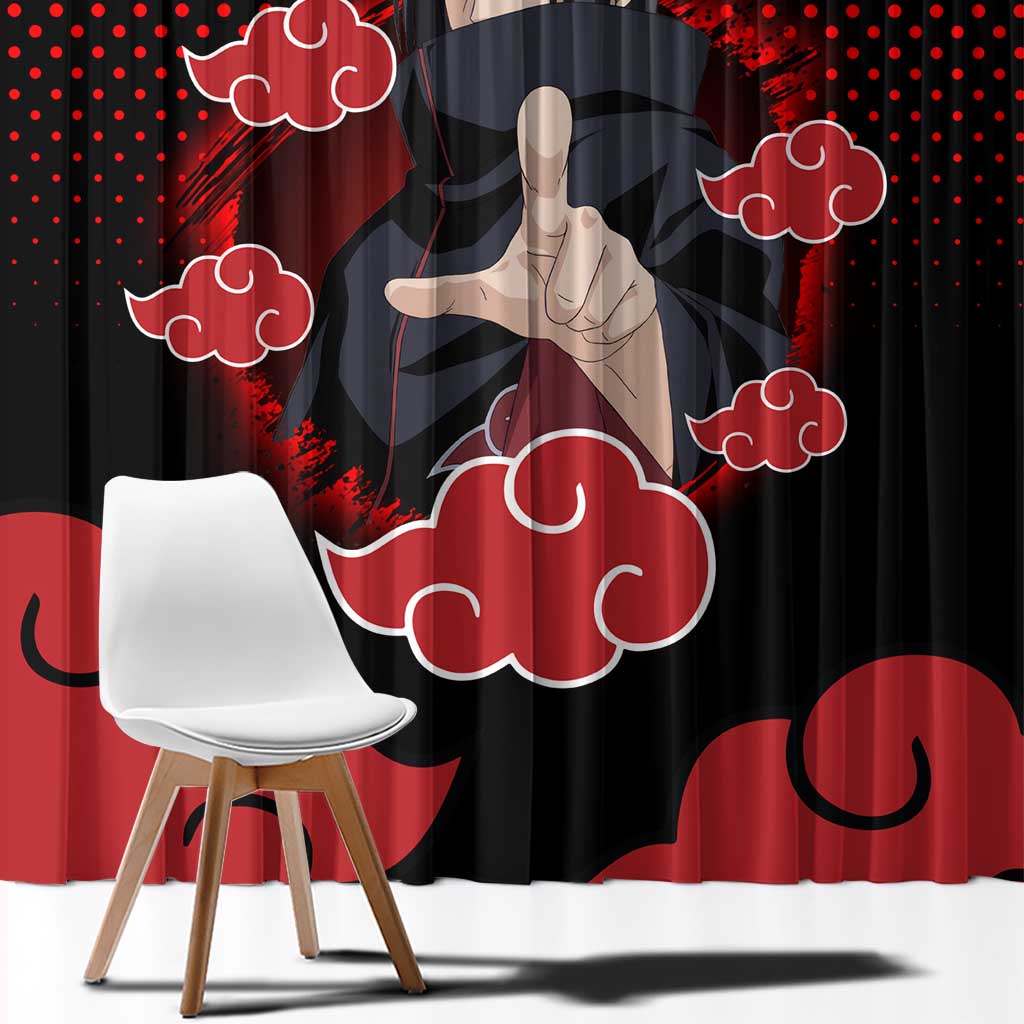 Akatsuki Itachi - Natuto Window Curtain Anime Style