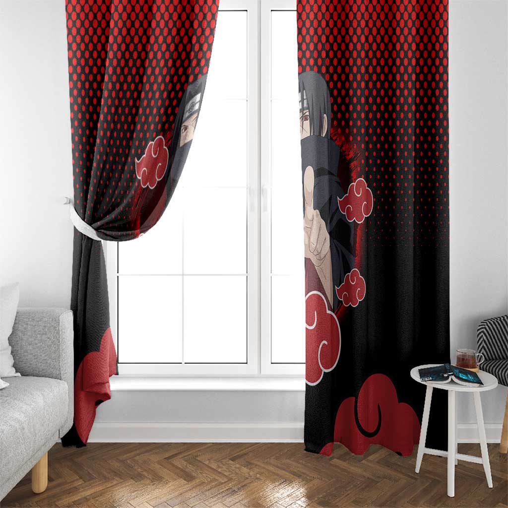 Akatsuki Itachi - Natuto Window Curtain Anime Style