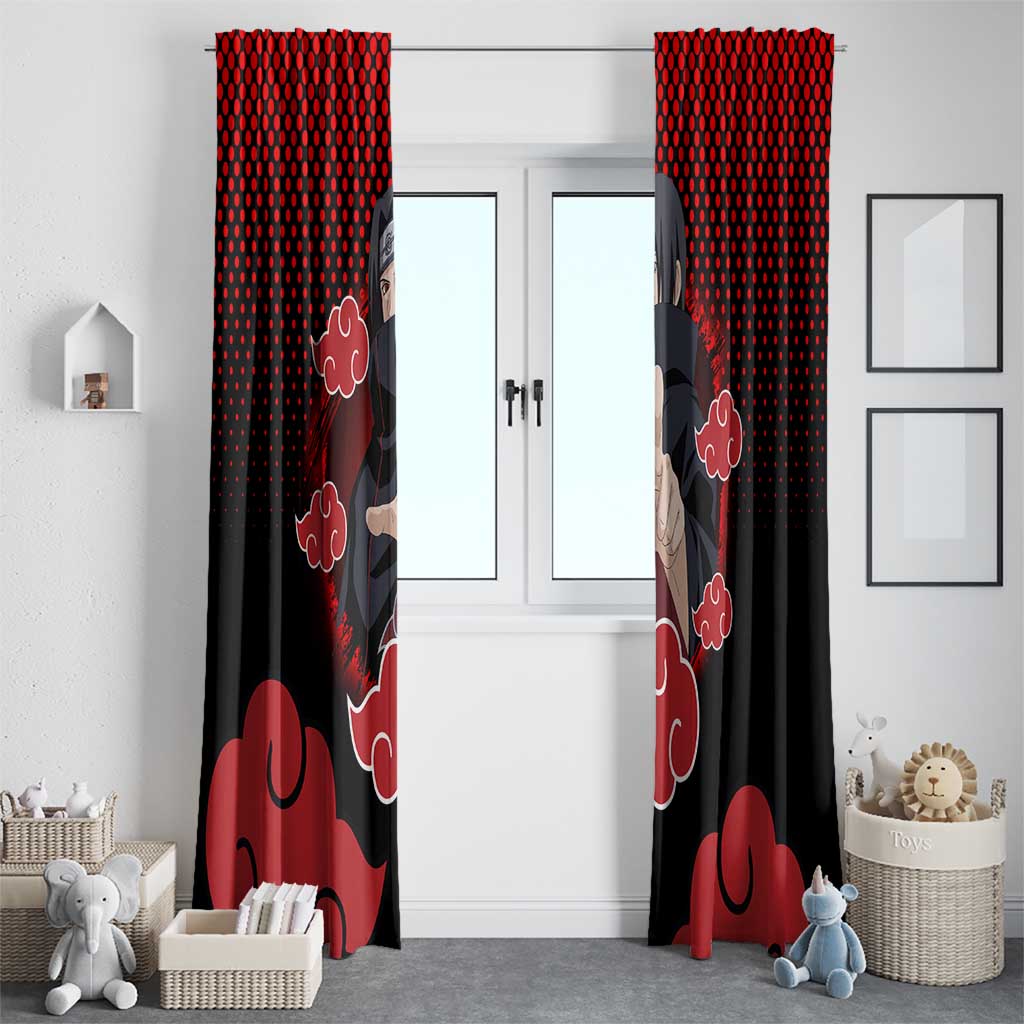 Akatsuki Itachi - Natuto Window Curtain Anime Style
