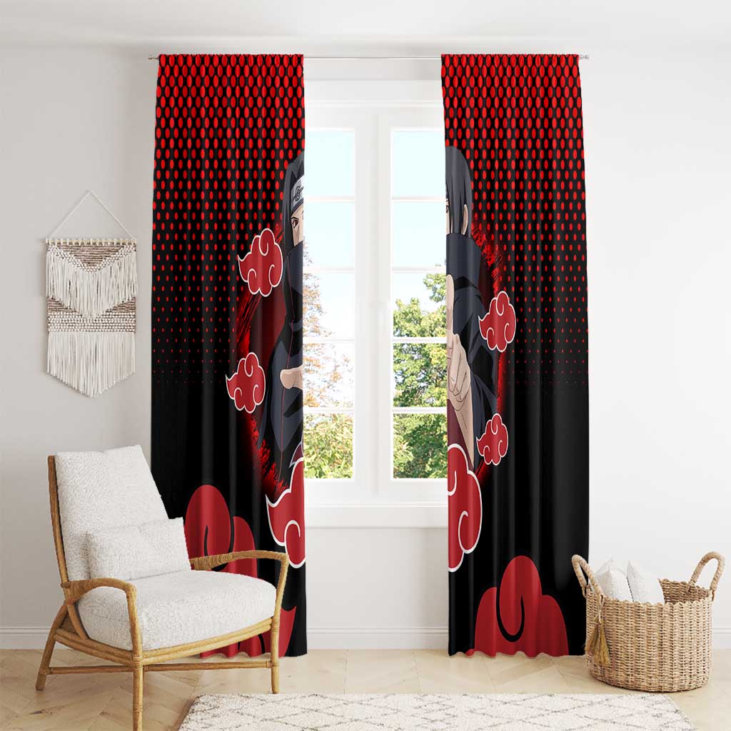Akatsuki Itachi - Natuto Window Curtain Anime Style