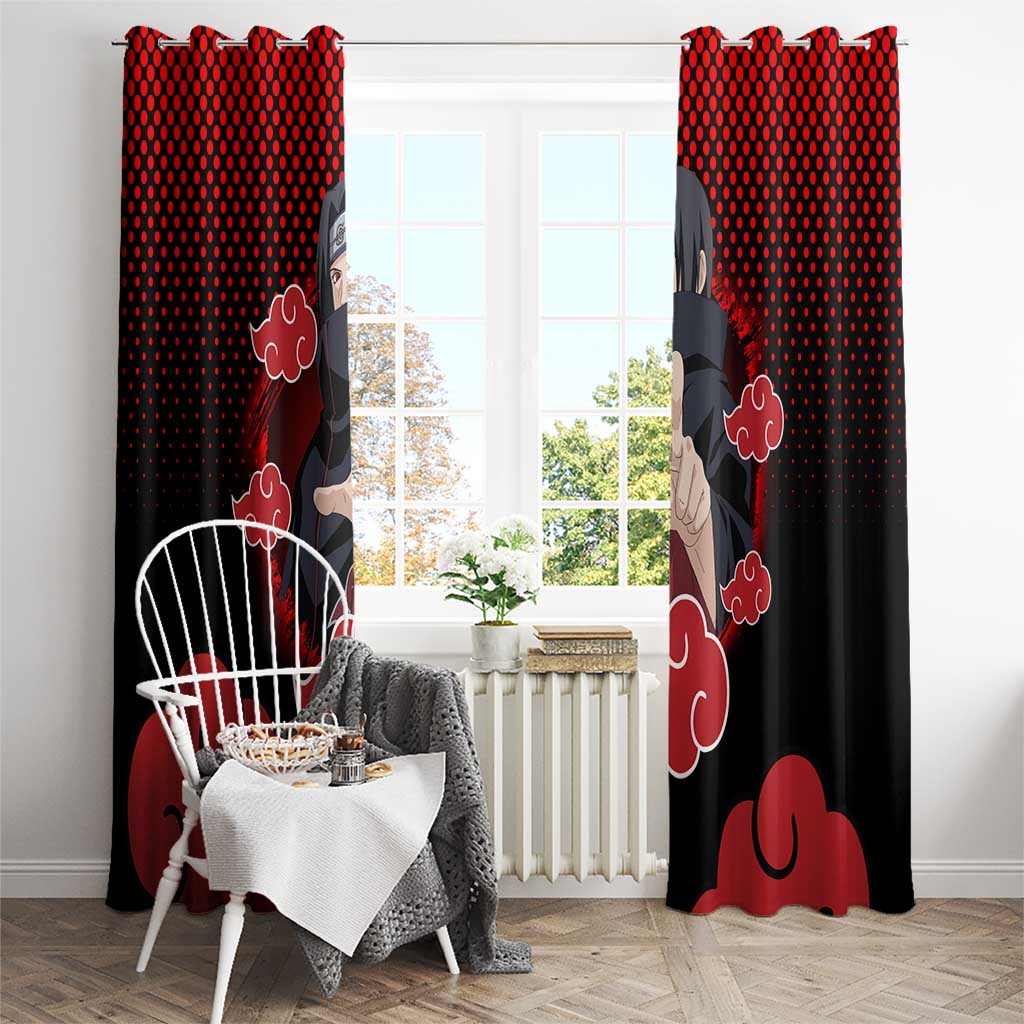 Akatsuki Itachi - Natuto Window Curtain Anime Style