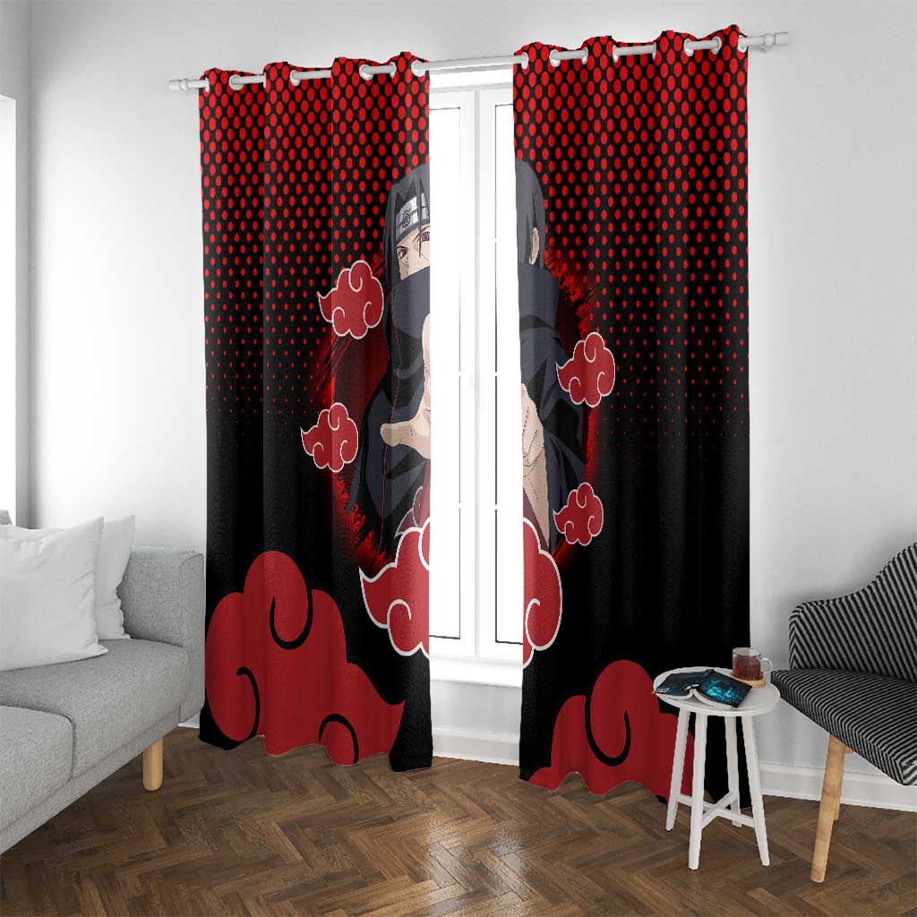 Akatsuki Itachi - Natuto Window Curtain Anime Style