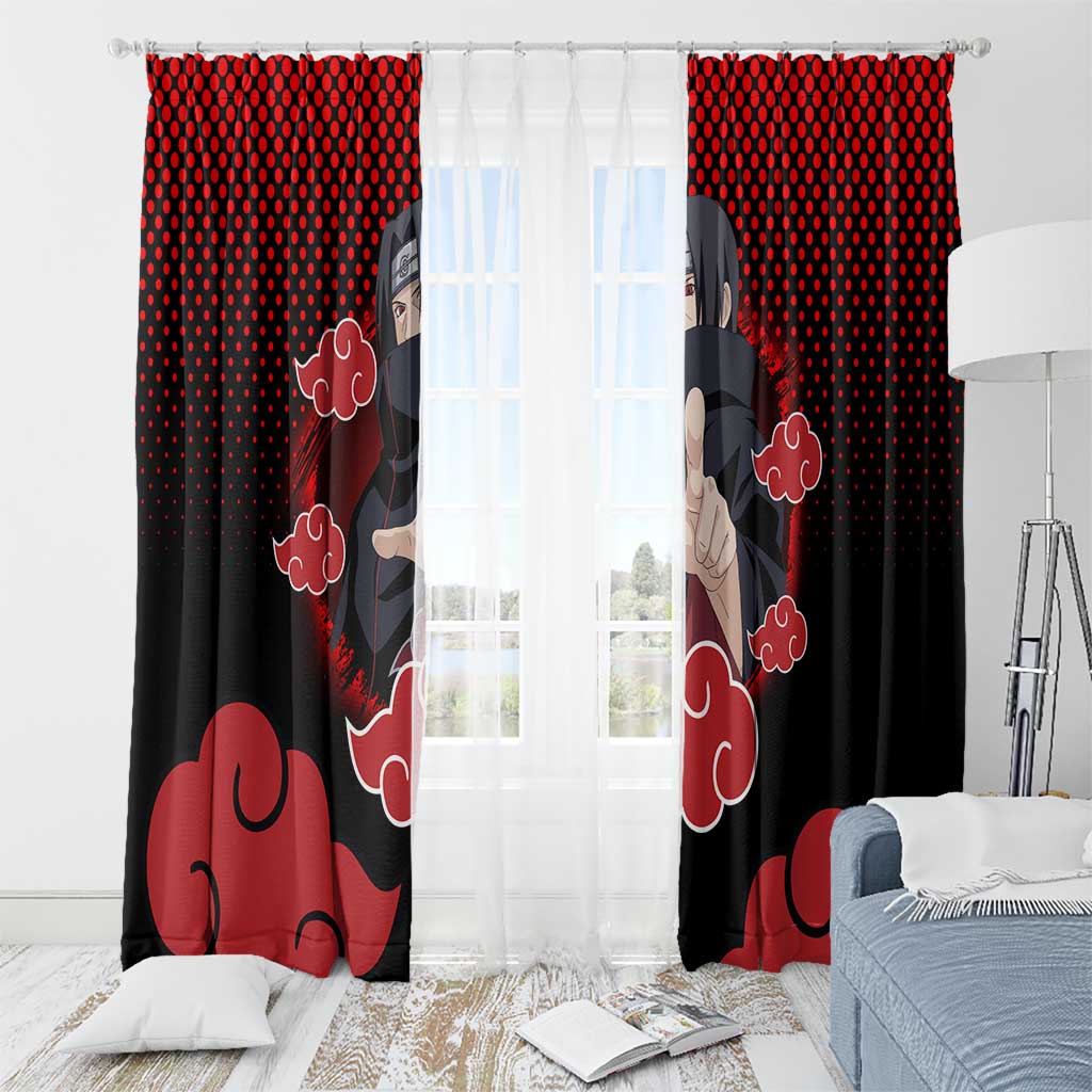 Akatsuki Itachi - Natuto Window Curtain Anime Style