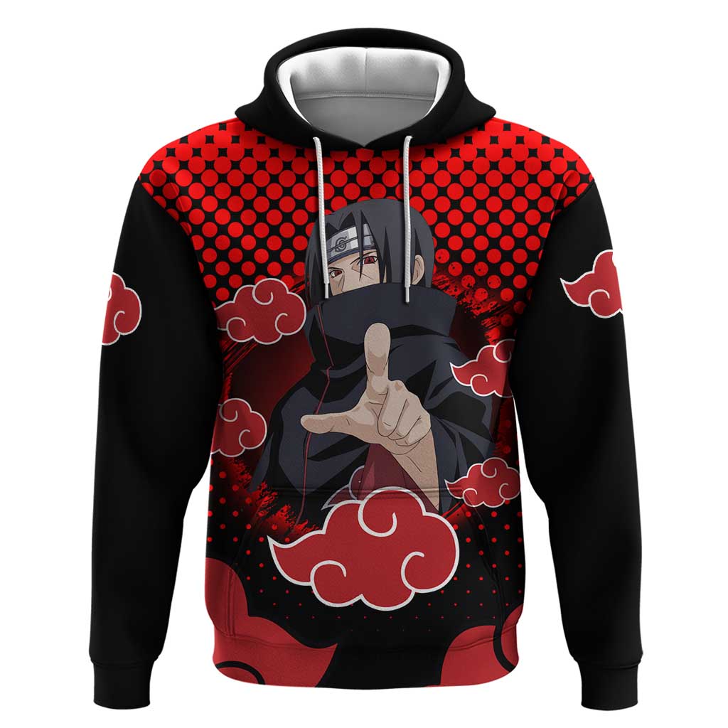 Akatsuki Itachi - Natuto Zip Hoodie Anime Style