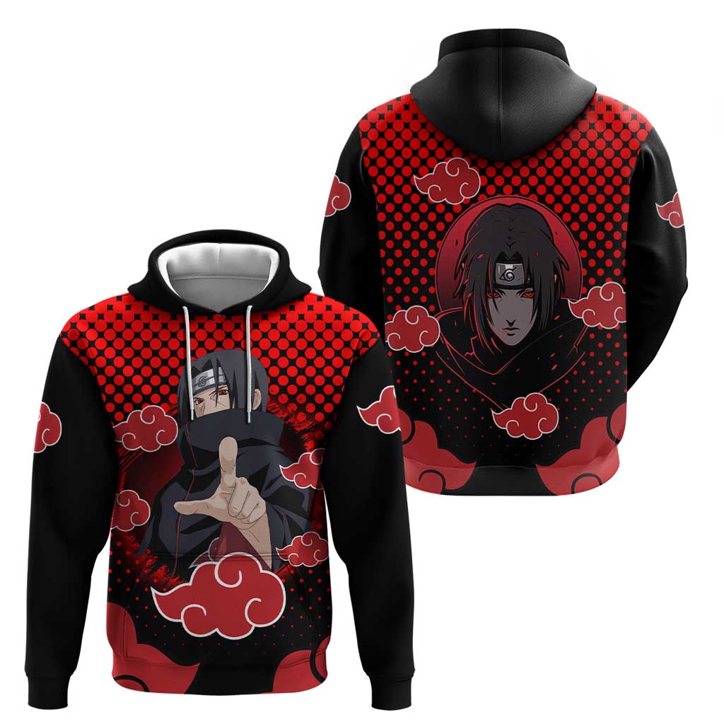 Akatsuki Itachi - Natuto Zip Hoodie Anime Style