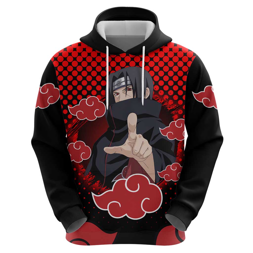 Akatsuki Itachi - Natuto Zip Hoodie Anime Style