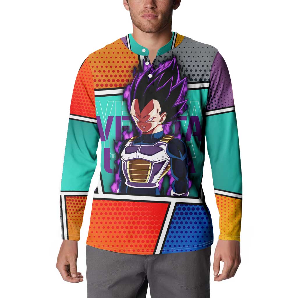 - Dragon Ball Button Sweatshirt Anime Style