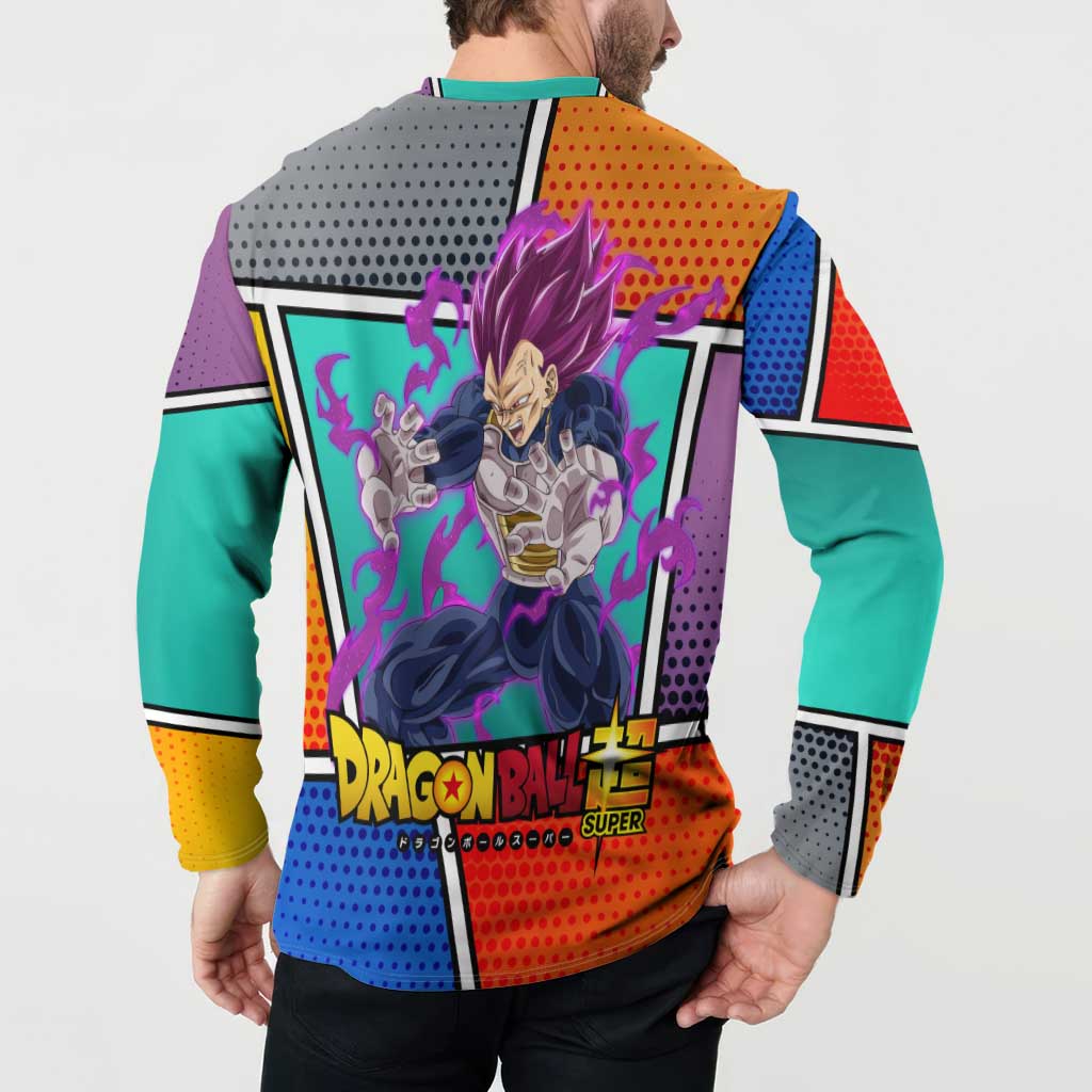 - Dragon Ball Button Sweatshirt Anime Style