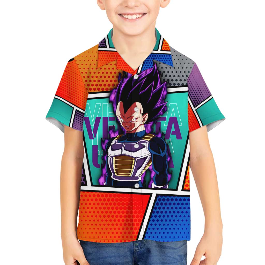 - Dragon Ball Family Matching Off Shoulder Maxi Dress and Hawaiian Shirt Anime Style