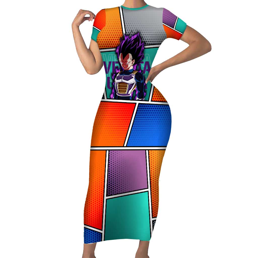 - Dragon Ball Family Matching Short Sleeve Bodycon Dress and Hawaiian Shirt Anime Style