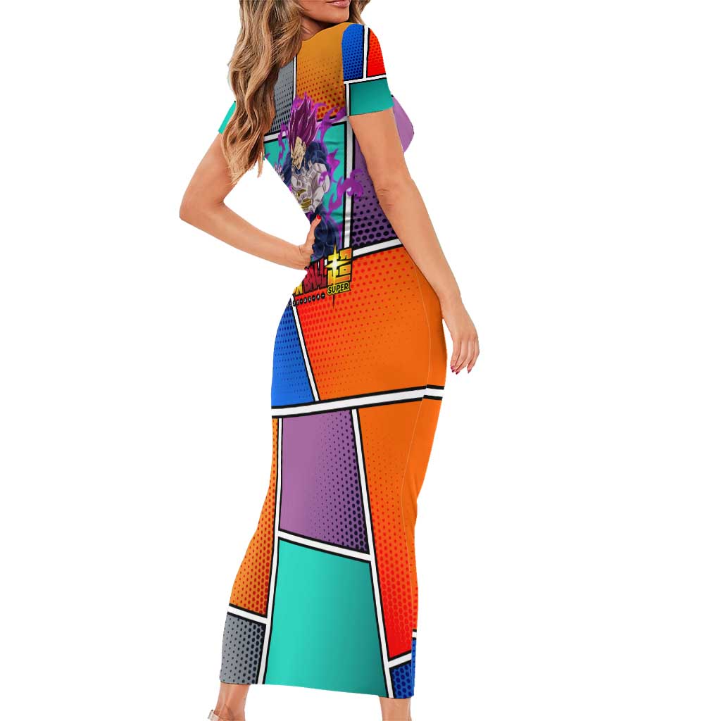 - Dragon Ball Family Matching Short Sleeve Bodycon Dress and Hawaiian Shirt Anime Style