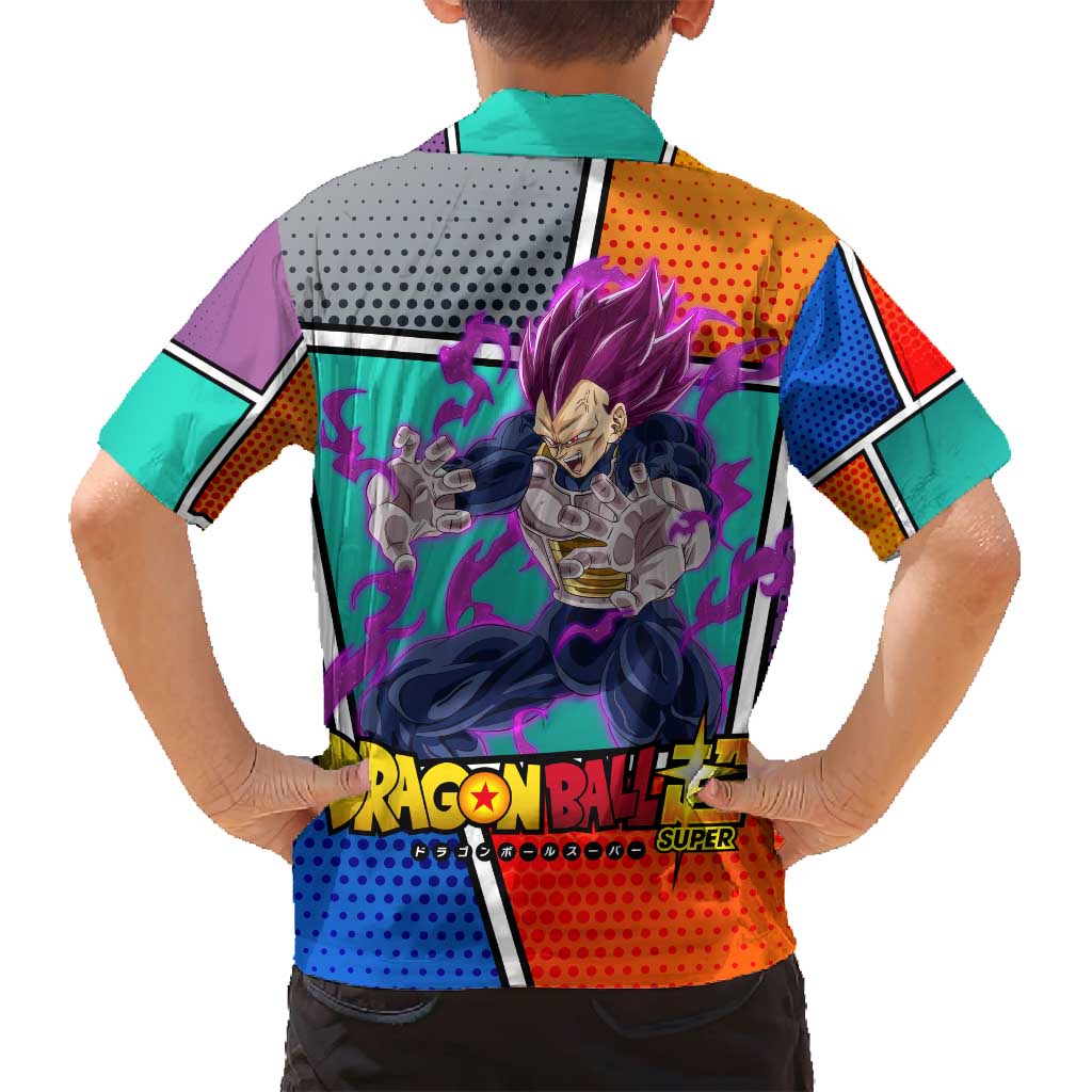 - Dragon Ball Family Matching Summer Maxi Dress and Hawaiian Shirt Anime Style