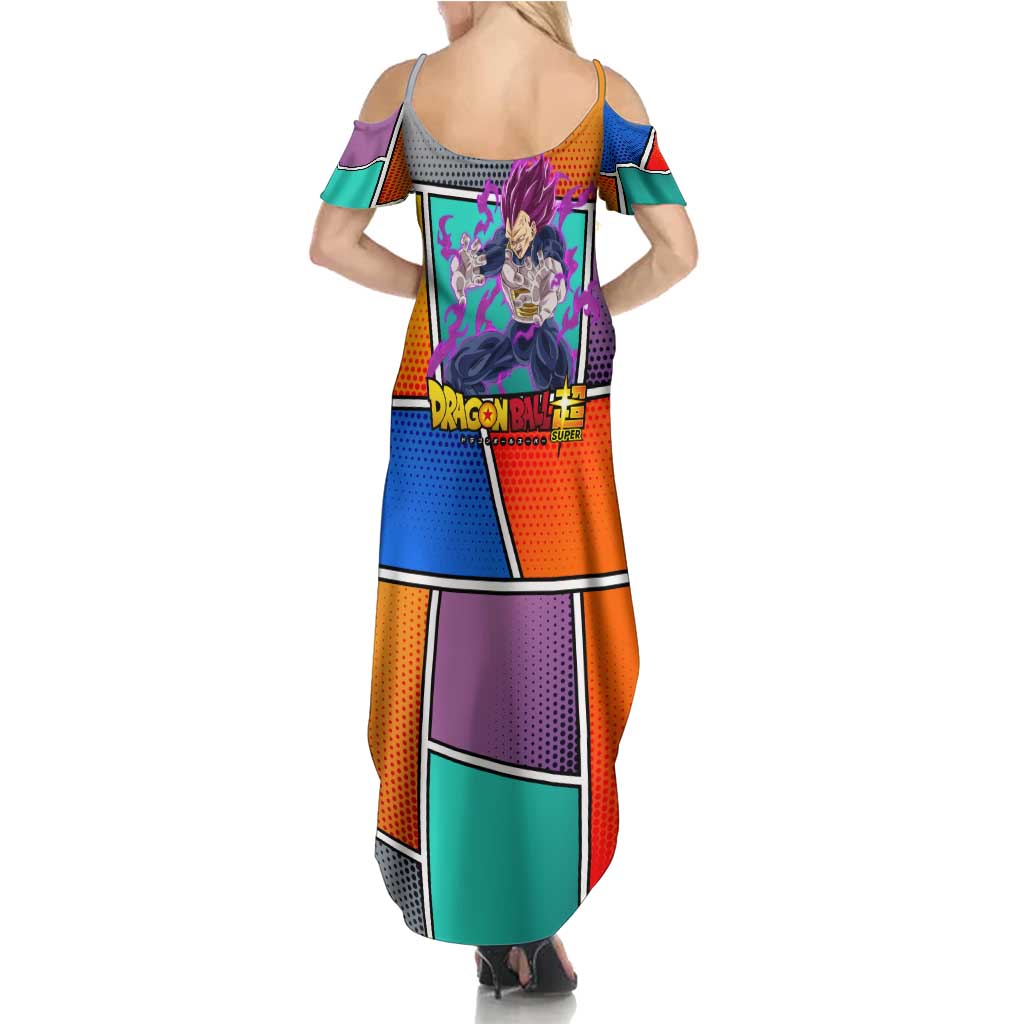 - Dragon Ball Family Matching Summer Maxi Dress and Hawaiian Shirt Anime Style