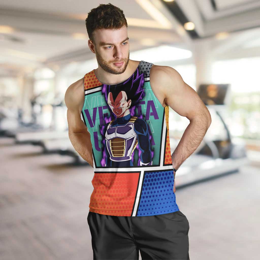 - Dragon Ball Men Tank Top Anime Style