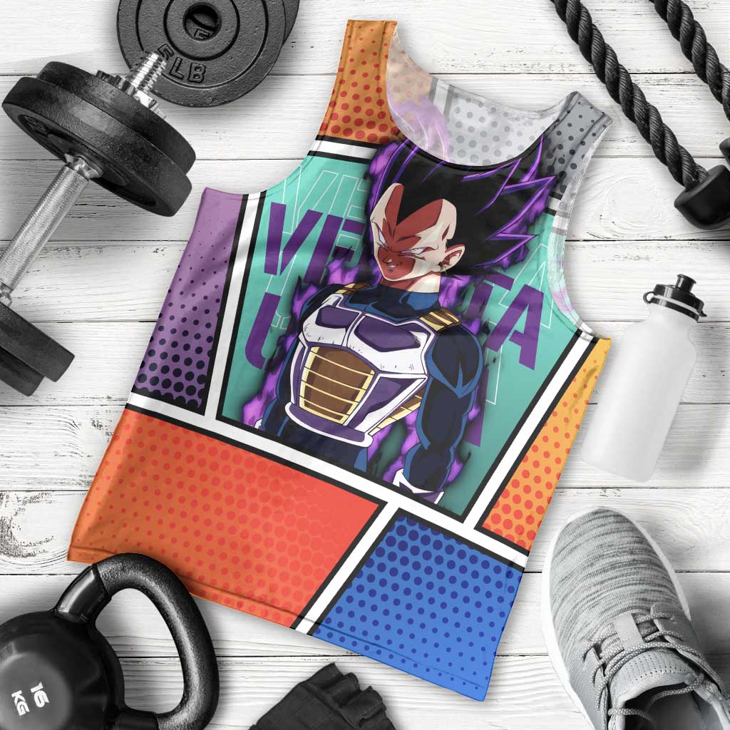- Dragon Ball Men Tank Top Anime Style