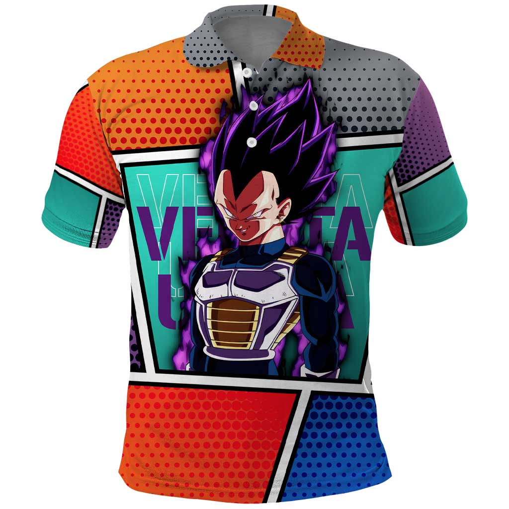 - Dragon Ball Polo Shirt Anime Style