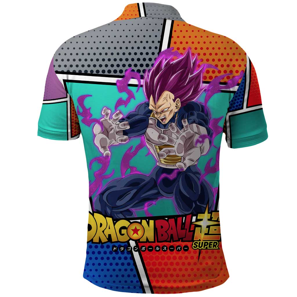- Dragon Ball Polo Shirt Anime Style