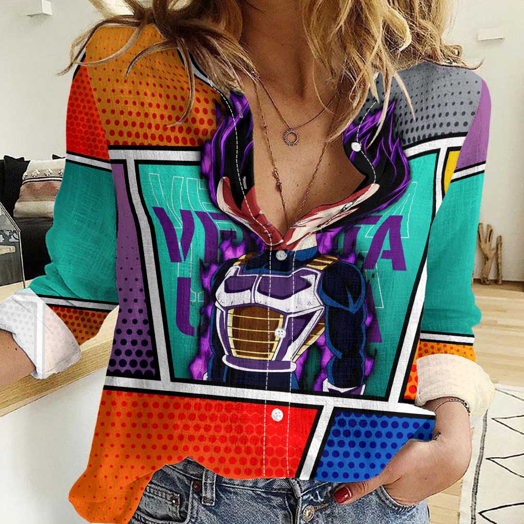 - Dragon Ball Women Casual Shirt Anime Style